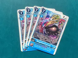 MegaSeadramon BT15-029 Playset Exceed Apocalypse Digimon Card x4 - Image 1