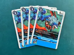 Gaogamon BT4-026 Playset Great Legend Digimon Card Game x4 - Image 1