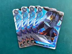 Regalecusmon BT4-034 Playset Great Legend Digimon Card Game x4 - Image 1