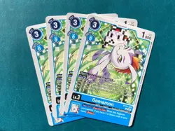 Gomamon BT24-020 Playset Time Stranger Digimon Card Game x4 - Image 1