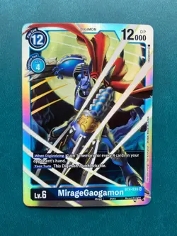 1x MirageGaogamon BT4-035 Great Legend Digimon Card Game x1 - Image 1