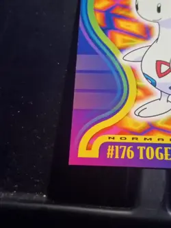 Togetic # 176 Pokemon Card Topps Johto Leauge Champions 2001 Non-foil - Image 2