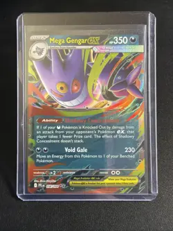 Mega Gengar ex 056/094 Holo Phantasmal Flames Pokemon Card - Image 1