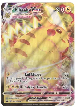 2023 Pokemon SWSH Black Star Promos Pikachu VMAX (Jumbo Card) #SWSH286 - Image 1