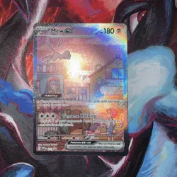 Mew ex SVP 053 Pokemon TCG Scarlet Violet 151 Black Star Promo Full Art Card - Image 2