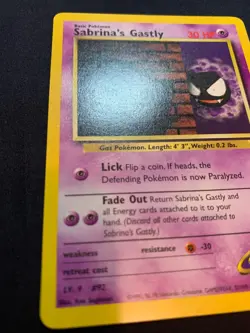 SABRINA'S GASTLY - 96/132 - GYM CHALLENGE - POKEMON CARD - LP - Image 2