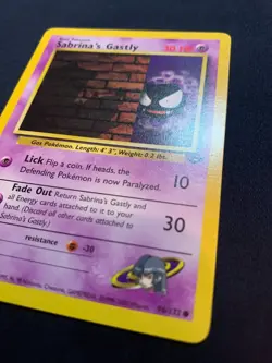 SABRINA'S GASTLY - 96/132 - GYM CHALLENGE - POKEMON CARD - LP - Image 3