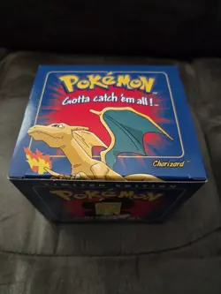 Pokemon Burger King 23k Gold Plated Trading Card CHARIZARD Sealed Blue Box New - Image 1