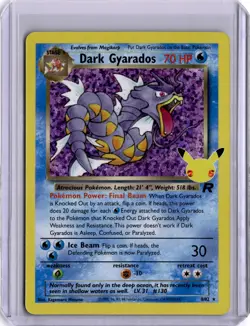Dark Gyarados Celebrations 25th Anniversary 8/82 Pokemon Card Holo 2021 - Image 1