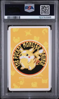 1998 POKEMON YELLOW VERSION PLAYING CARDS 10 OF SPADES #147 DRATINI PSA 9 - Image 2