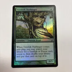 Treefolk Harbinger Foil LP Lorwyn 239 / 301 English Search A Forest Or Treefolk - Image 1