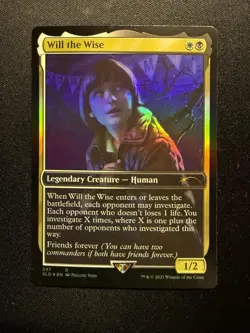 Will the Wise FOIL - NM - Stranger Things Secret Lair - MtG - Image 1