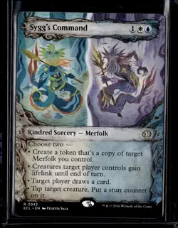 Sygg's Command (Showcase) - 342 - ECL - NM - MTG Magic the Gathering - Image 1