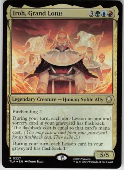 MTG Iroh, Grand Lotus Foil NM Avatar: The Last Airbender Magic 227 - Image 1