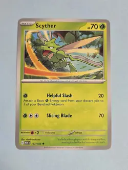 2023 Scyther 123/165 - Scarlet & Violet 151 - NM Pokemon TCG - Image 1