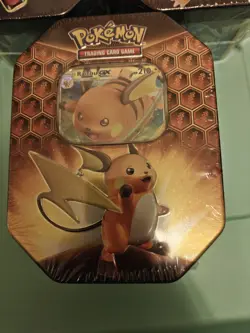 Pokemon Hidden Fates Tins (Set of 3 Tins) - Charizard, Raichu, Gyarados Art Set - Image 2