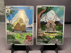 Pokemon TCG Illustration Rare Holo Pinsir 168/167 & Alolan Dugtrio 208/191 NM - Image 1