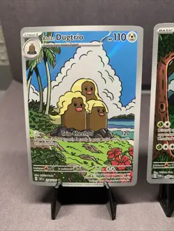 Pokemon TCG Illustration Rare Holo Pinsir 168/167 & Alolan Dugtrio 208/191 NM - Image 2