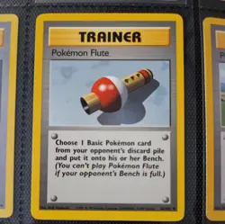 Pokemon TCG Pokemon Flute Base Set 86/102 Rare Never Played Near Mint - Image 1