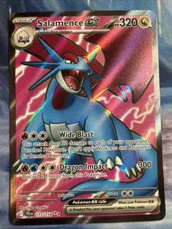 Pokemon TCG Journey Together Salamence EX 177/159 Holo Ultra Rare - Image 1