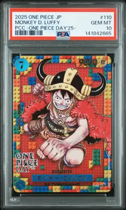 2025 ONE PIECE JPN PREMIUM COLLECTION ONE PIECE DAY'25 MONKEY D. LUFFY PSA 10 - Image 1