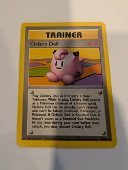 Clefairy Doll 70/102 Base Set - Pokemon Card - Image 1