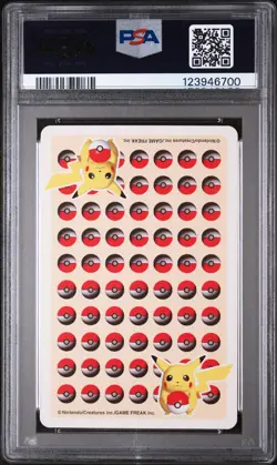 1998 POKEMON STADIUM YELLOW VERSION PLAYING CARDS JOKER SLOWPOKE PSA 8 - Image 2