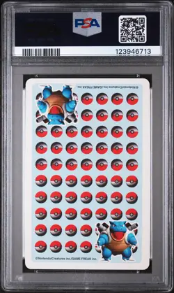 1998 POKEMON STADIUM BLUE VERSION PLAYING CARDS JOKER JYNX PSA 9 - Image 2