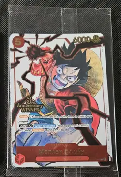 3rd Anniversary One Piece 3 Brothers Winner Set Promo Card English SEALED OPTCG - Image 2