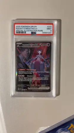 Team Rocket's Mewtwo ex 231/182 : Destined Rivals Holo PSA 9 and 3 Special Cards - Image 5