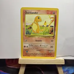 Charmander Pokemon Card Base Set 2 Unlimited 69/130 WOTC 2000 Vintage LP-NM - Image 1