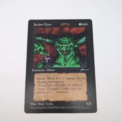 MTG Juzam Djinn Oversized 6 x 9 Promo card from Duelist Magazine LP Magic - Image 3