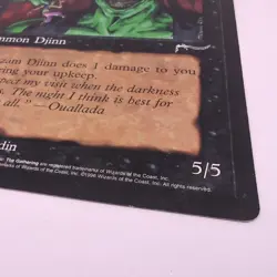 MTG Juzam Djinn Oversized 6 x 9 Promo card from Duelist Magazine LP Magic - Image 4
