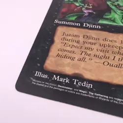 MTG Juzam Djinn Oversized 6 x 9 Promo card from Duelist Magazine LP Magic - Image 5