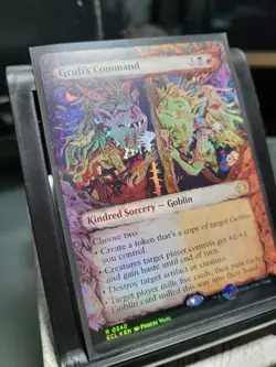 Lorwyn Eclipsed Grub's Command 0340, NM, Showcase, Foil, Pack Fresh, Ships Quick - Image 1