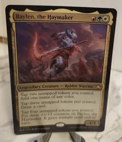Baylen, the Haymaker R Bloomburrow 205 NM Foil MTG - Image 1