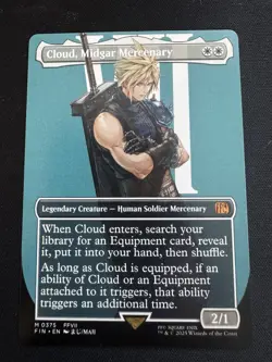 Cloud, Midgar Mercenary (Borderless) Final Fantasy Regular - Image 1