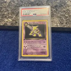 PSA 9 MINT Dark Alakazam 18/82 1st Edition Rocket Set. Pristine Pokemon Card - Image 4
