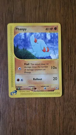 Phanpy - 100/147 - Common - WOTC Aquapolis - Pokemon TCG - NM - Image 1