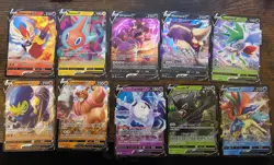 Lot of 10 Pokemon Ultra Rare TCG V Cards - Image 1