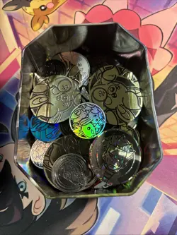 Pokemon Large Lot Of Plastic Coins - Image 5