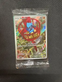 Pokemon TCG Riolu 010 ETB Promo Mega Evolutions SEALED Black Star Promo - Image 1