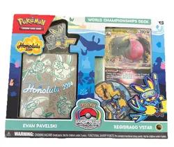 Pokemon World Championship Deck 2024 Honolulu Evan Pavelski TCG Regidrago New - Image 1