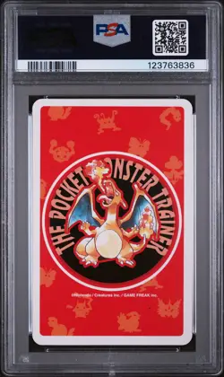 1996 POKEMON RED VERSION PLAYING CARDS 4 OF HEARTS #144 ARTICUNO PSA 9 - Image 2