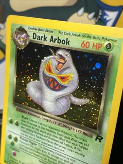 Dark Arbok 2/82 Pokemon TCG Team Rocket Unlimited Holo Rare Vintage 2000 WOTC - Image 5