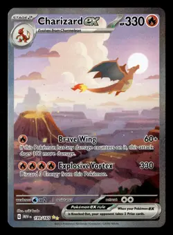 2023 Pokemon Scarlet & Violet 151 Charizard ex 199/165 Special Illustration Rare - Image 1