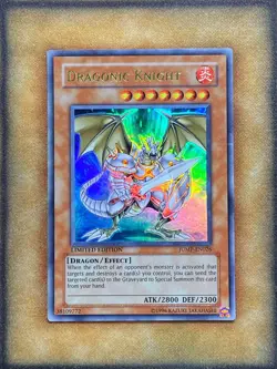 Yugioh Dragonic Knight JUMP-EN026 Ultra Rare Limited Edition MP - Image 1