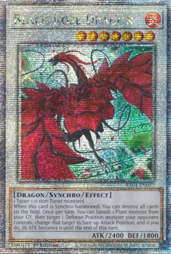 Black Rose Dragon (Alternate Art) (Quarter Century Secret Rare)-Quarter Centu... - Image 1