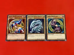 Blue-Eyes White Dragon SDK Art + Dark Magician + Dark Magician Girl | YuGiOh! - Image 1