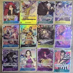 One Piece TCG Super Rare Lot of 12 Super Rare Cards One Piece Lot Japanese - Image 1